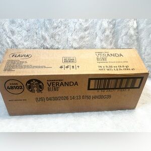 73 Packs Flavia 48102 Starbucks Veranda Blend Coffee Lavazza